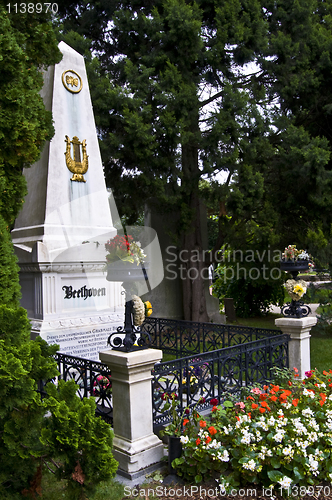 Image of Beethoven's grave