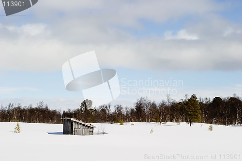 Image of Frozen Lake Landscape