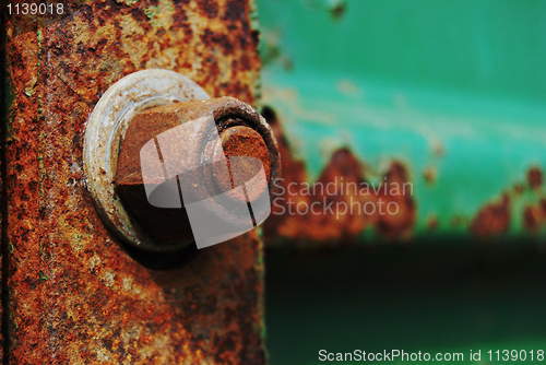Image of Rusty screw