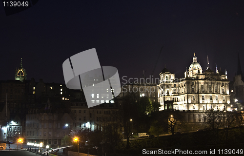 Image of Edinburgh at night