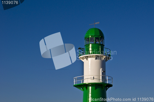 Image of Green lighthouse