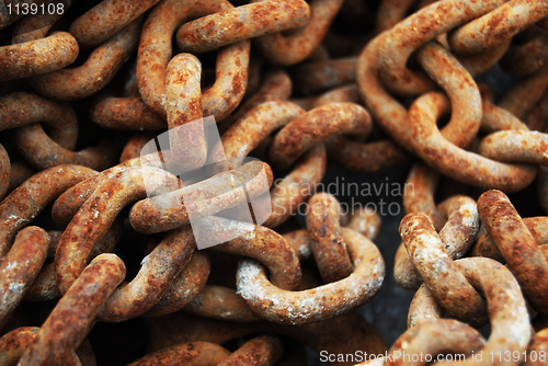 Image of Rusty chains