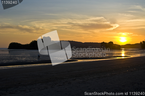 Image of Sunset at the Andaman Sea