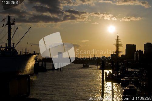 Image of Industrial sunset