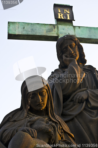 Image of Statue at the Charles bridge