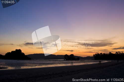 Image of Sunset at the Andaman Sea