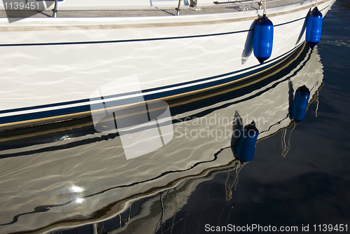 Image of Boat reflection