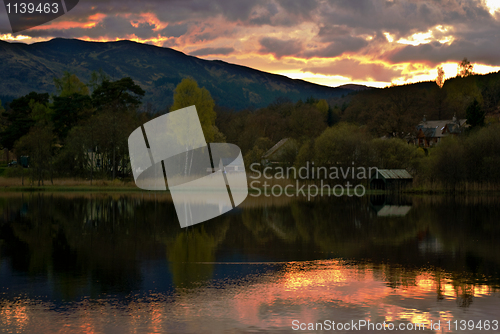 Image of Sunset in the Trossachs