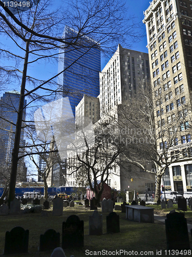 Image of Cemetery in Downtown Manhattan