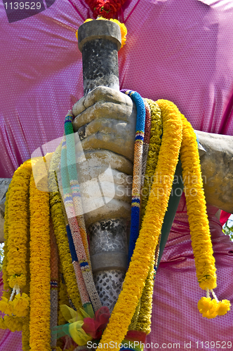 Image of Hands of a guard