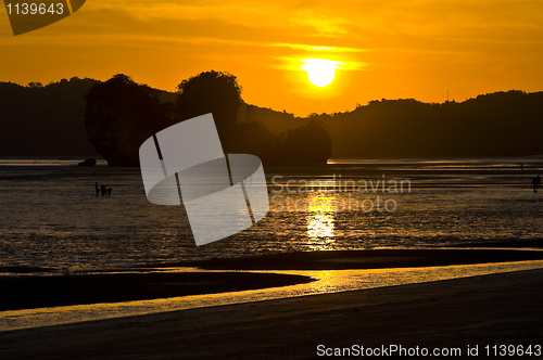 Image of Sunset at the Andaman Sea