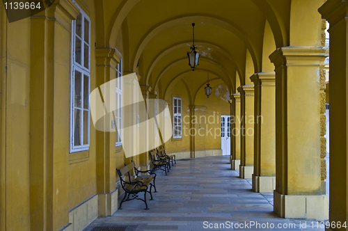 Image of Colonnade in Schoenbrunn