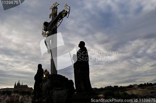 Image of Statue at the Charles bridge
