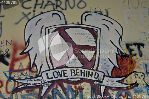 Image of Lennon wall