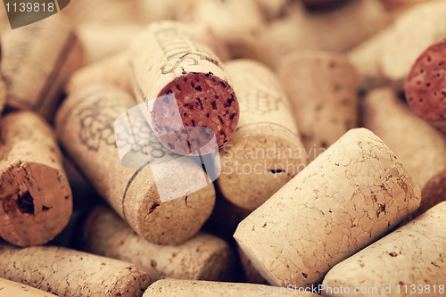 Image of wine corks backgrounds