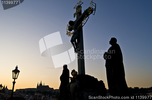 Image of Statue at the Charles bridge