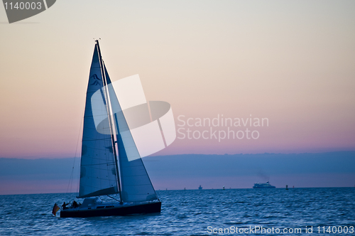 Image of Sailing into the sunset