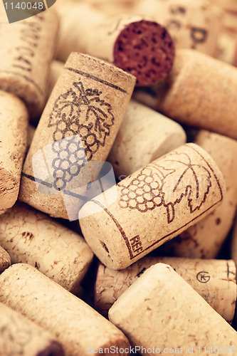 Image of wine corks backgrounds