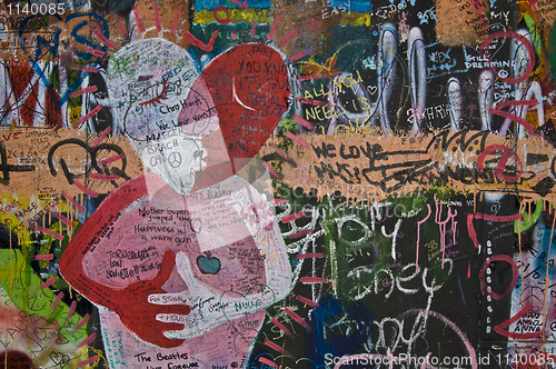 Image of Lennon wall