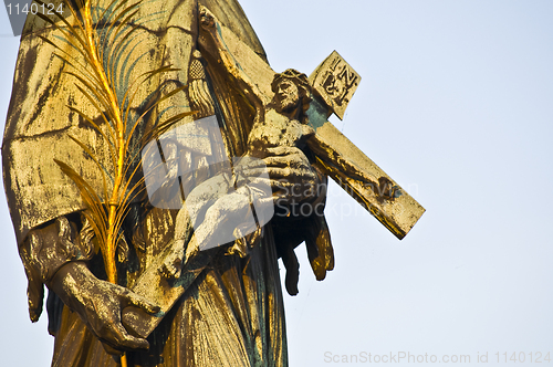 Image of Statue at the Charles bridge