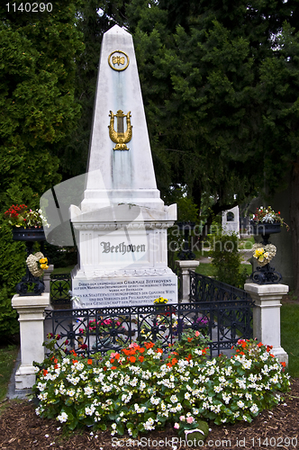 Image of Beethoven's grave