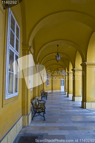 Image of Colonnade in Schoenbrunn