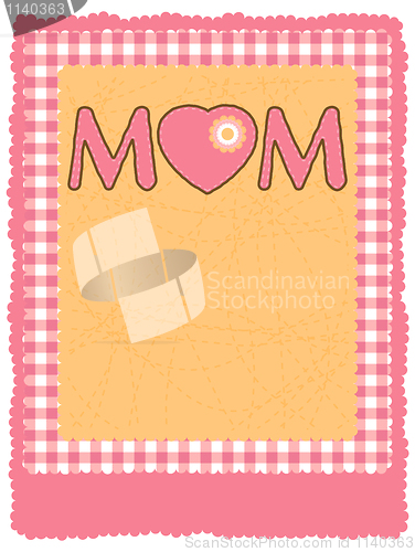 Image of Happy Mother's Day Flyer/Poster Template. EPS 8