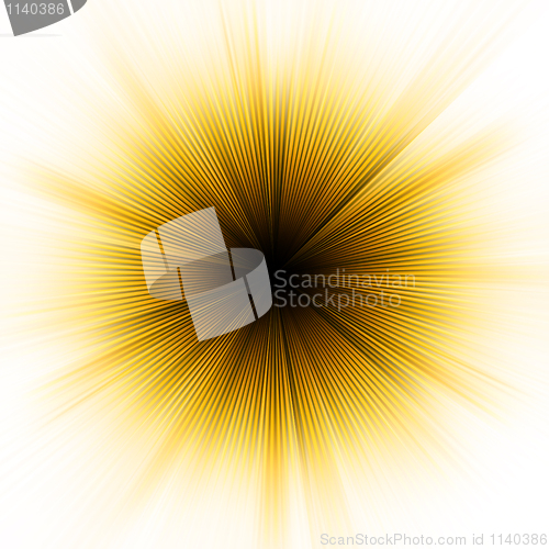 Image of Golden explosion of light. EPS 8