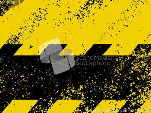 Image of A grungy and worn hazard stripes texture. EPS 8