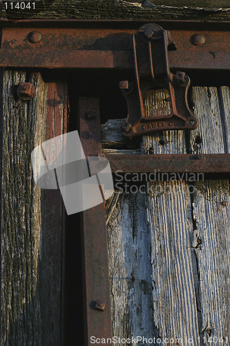 Image of Rusted Sliding Door