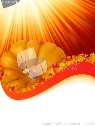 Image of Abstract Classical autumn card. EPS 8