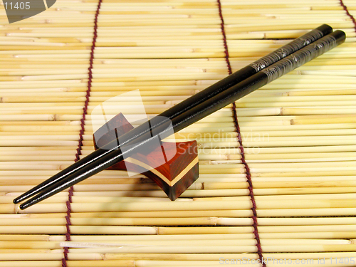 Image of Black chopsticks