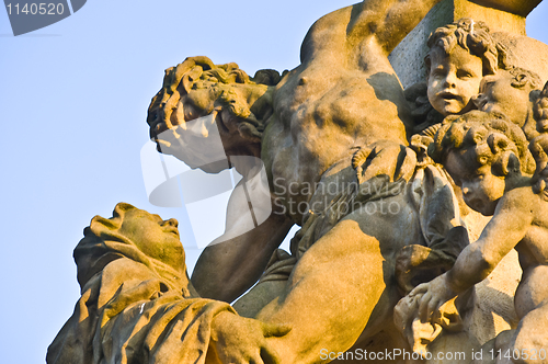 Image of Statue at the Charles bridge