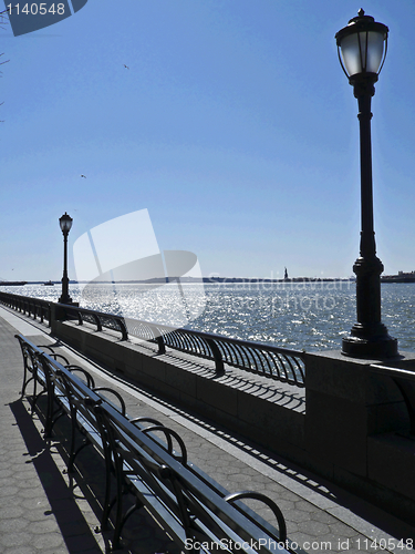 Image of Sitting at the Hudson river