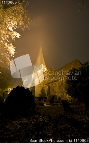 Image of Church at night