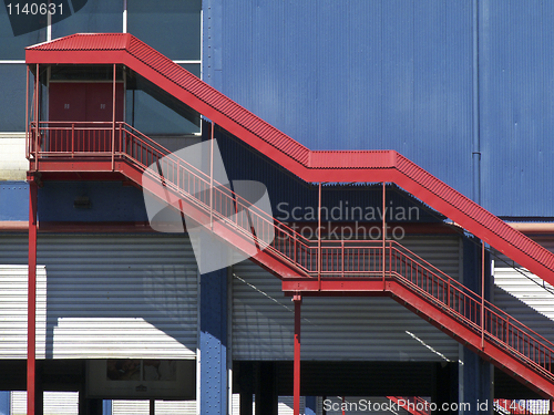 Image of Red staircase