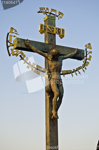 Image of Statue at the Charles bridge