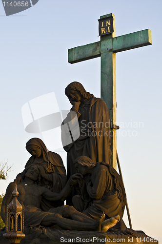 Image of Statue at the Charles bridge