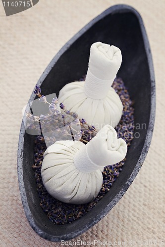 Image of lavender massage stamps