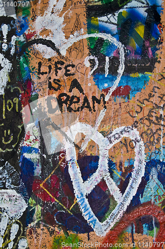 Image of Lennon wall