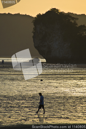 Image of Sunset at the Andaman Sea