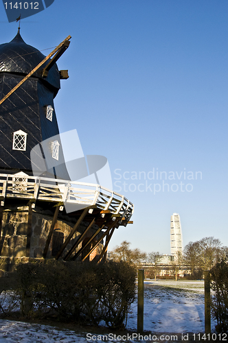 Image of Windmill and Turning Torso