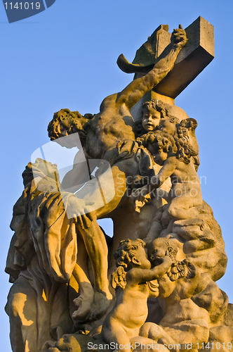 Image of Statue at the Charles bridge