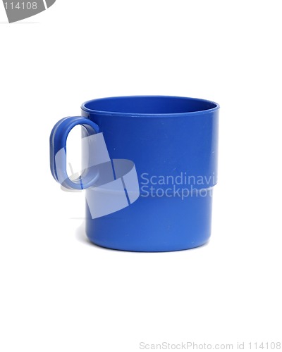 Image of Blue Plastic Cup