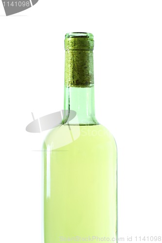 Image of White wine bottle