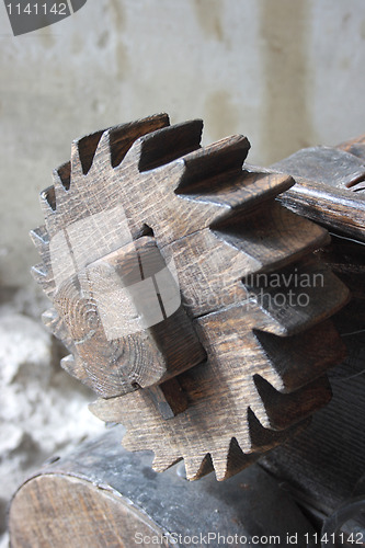 Image of wooden gear