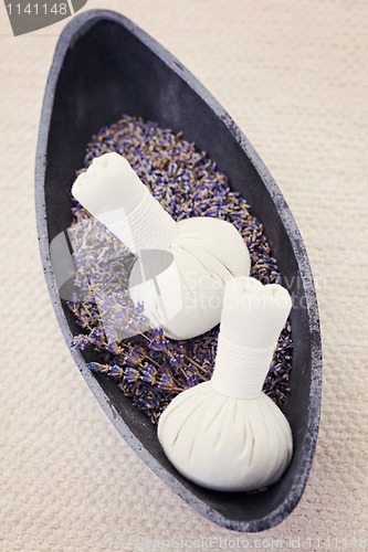 Image of lavender massage stamps