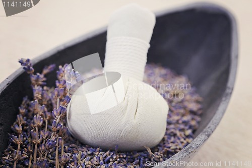 Image of lavender massage stamps