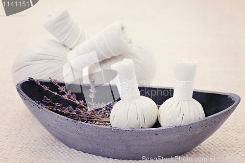 Image of lavender massage stamps