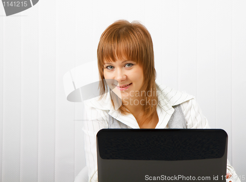 Image of girl with a laptop